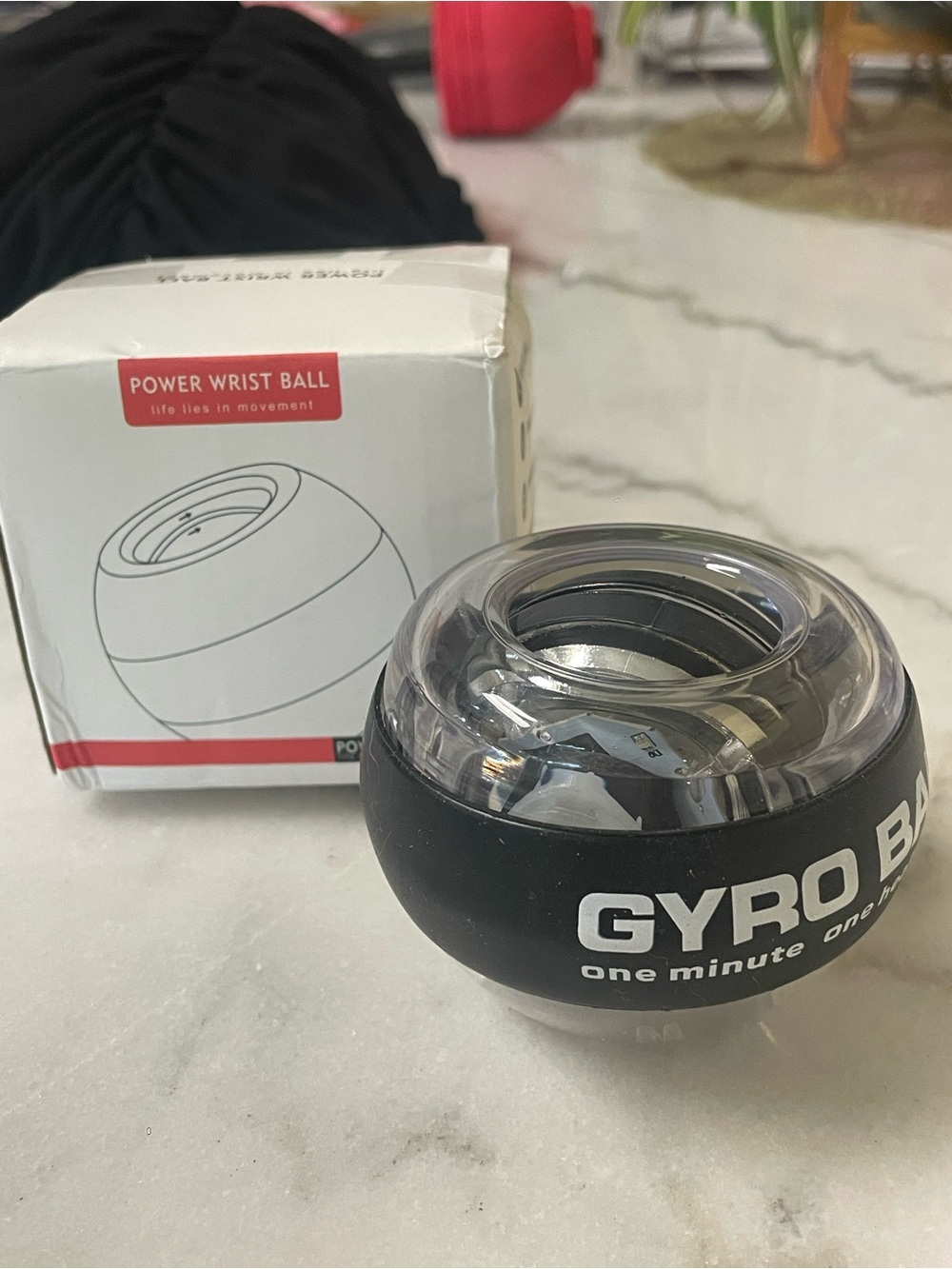 New Gyro Ball Power Wrist Trainer - Black